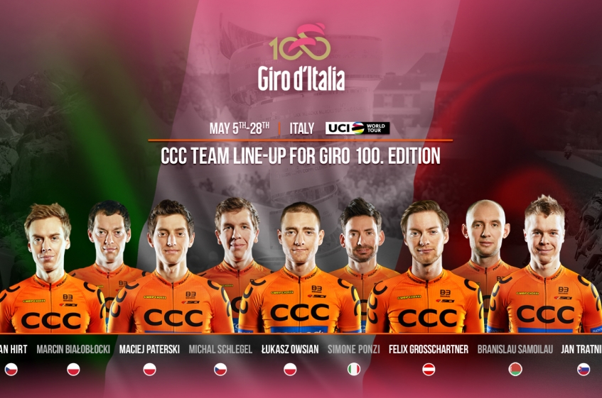 Tour d'Italie : la sélection CCC Sprandi Polkowice