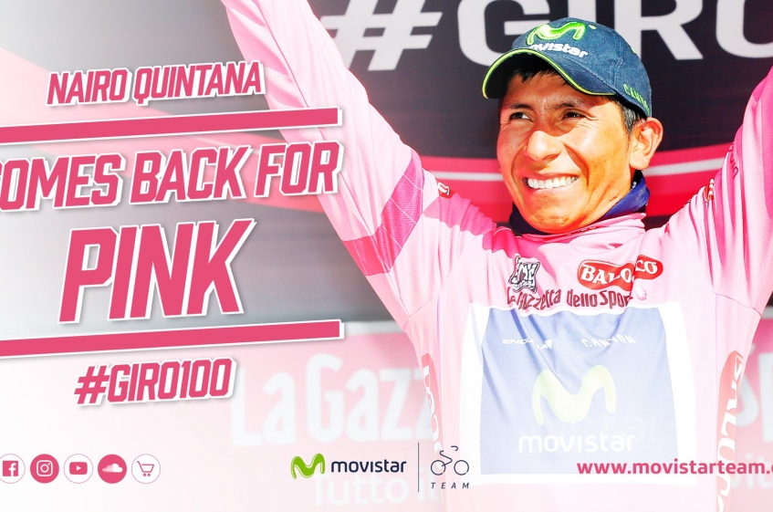 Tour d'Italie : Nairo Quintana pour mener la Movistar