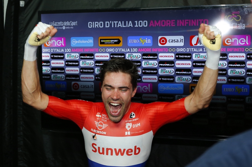 Tour d'Italie : Tom Dumoulin "C'est vraiment fou"