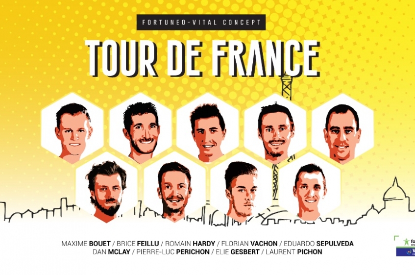 Tour de France : la sélection Fortuneo-Vital Concept