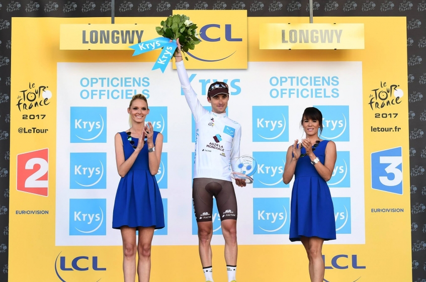 Tour de France : Pierre Latour "Content de porter le maillot blanc"