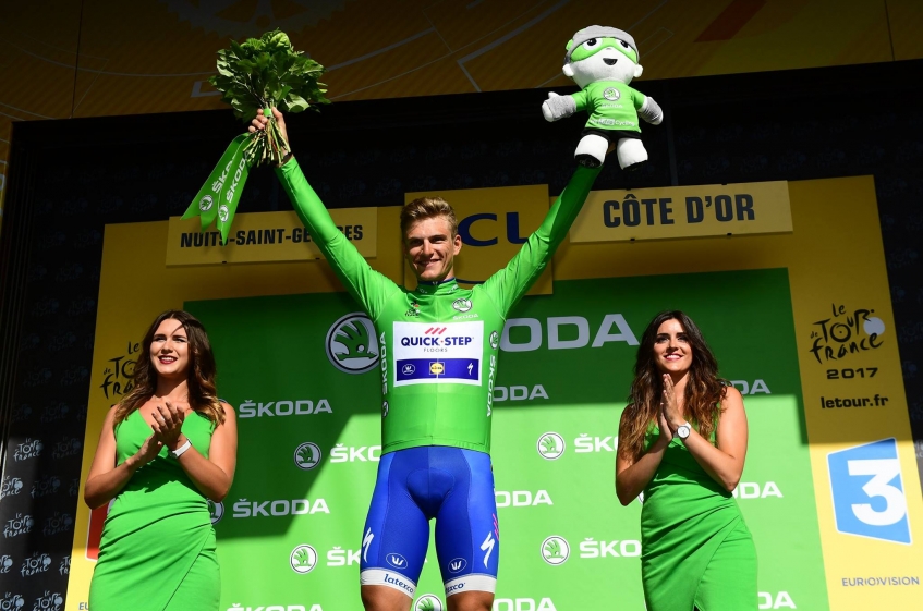 Maillot vert velo deals