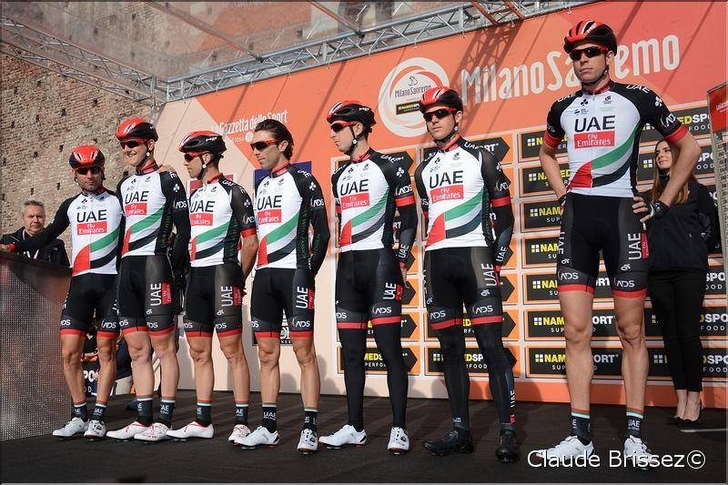 UAE Team Emirates : l'effectif 2018