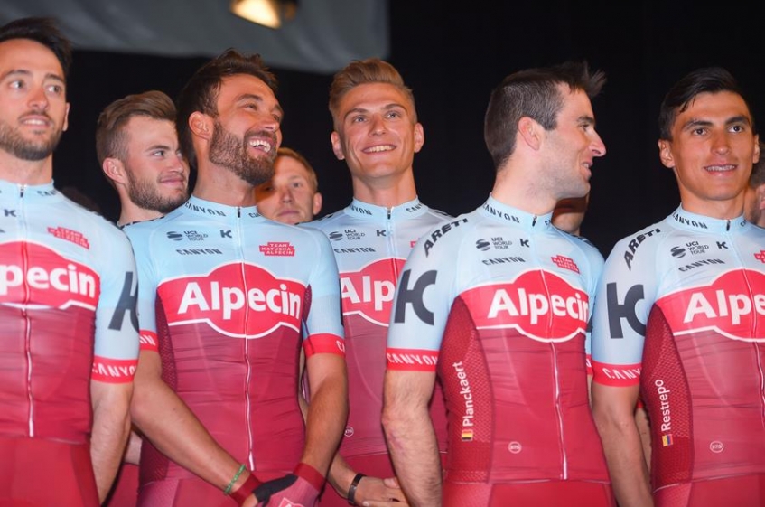Equipement : Katusha-Alpecin dévoile son maillot pour la saison 2018