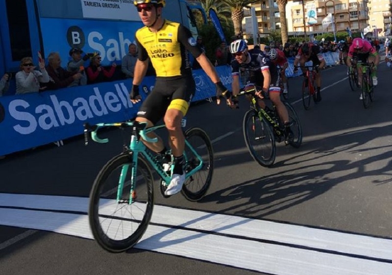 Volta Communitad Valenciana : le final de la 1ère étape en vidéo