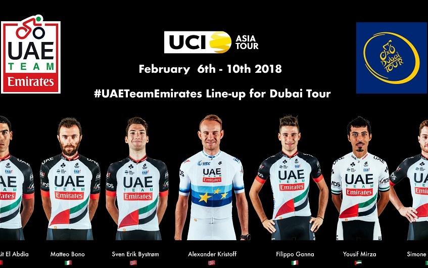 Dubai Tour : UAE Team Emirates avec Alexander Kristoff