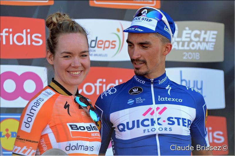 Liège-Bastogne-Liège (1.WWT) - Victoire de Van der Breggen (complet)