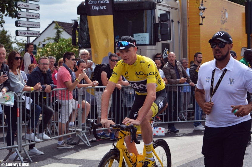 Tour d'Italie : le Team Sky avec Chris Froome