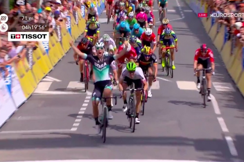 Critérium du Dauphiné (2.UWT) - 2ème étape - Victoire de Pascal Ackermann