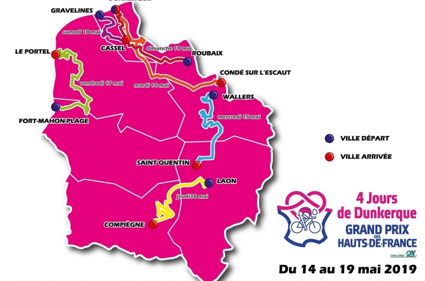 4 Jours de Dunkerque : le parcours de l'édition 2019 dévoilé