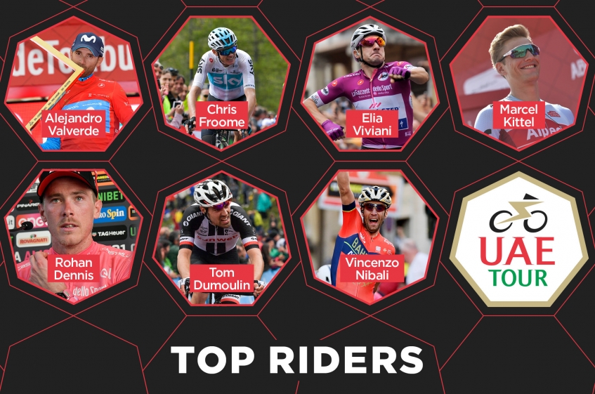UAE Tour : 20 équipes au départ, dont 18 World-Tour