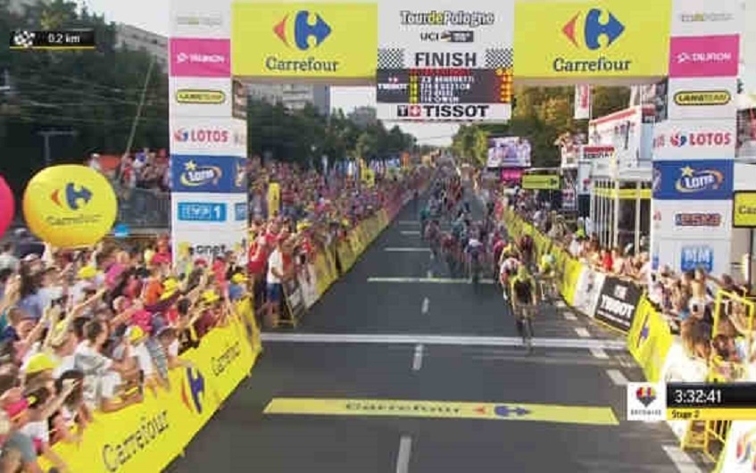 Tour de Pologne (2.UWT) - 2ème étape - Victoire de Mezgec (complet)