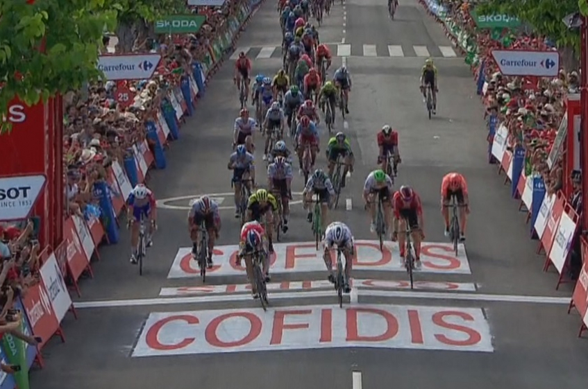 Tour d'Espagne : le final de la 4ème étape en vidéo
