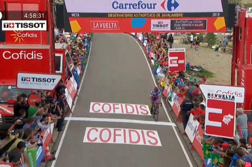 Tour d'Espagne : le final de la 5ème étape en vidéo
