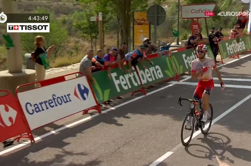 Tour d'Espagne : le final de la 6ème étape en vidéo