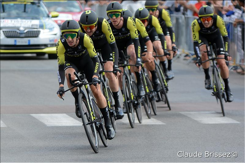 Classement UCI par équipes : Mitchelton - Scott premier leader