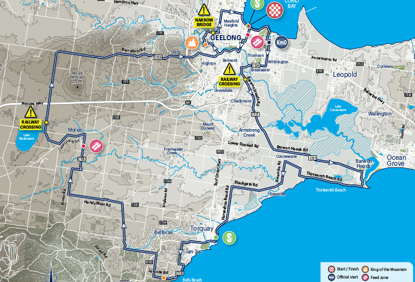 Cadel Evans Great Ocean Road Race : la présentation détaillée