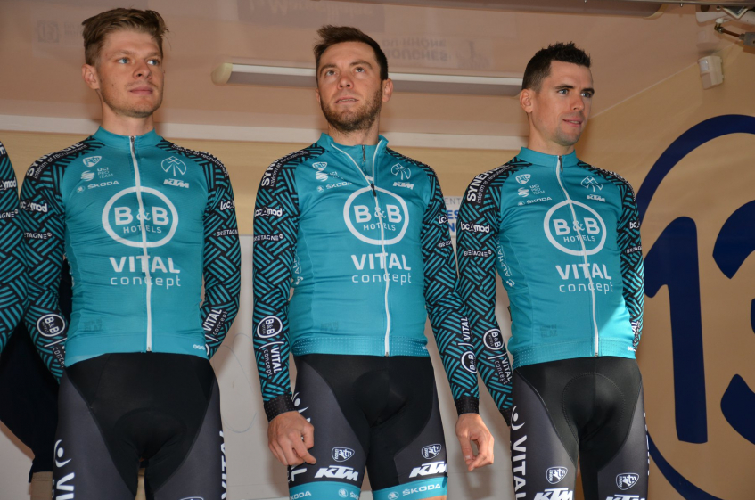 B&B Hôtels - Vital Concept et Circus Wanty Gobert au départ de Paris-Nice !