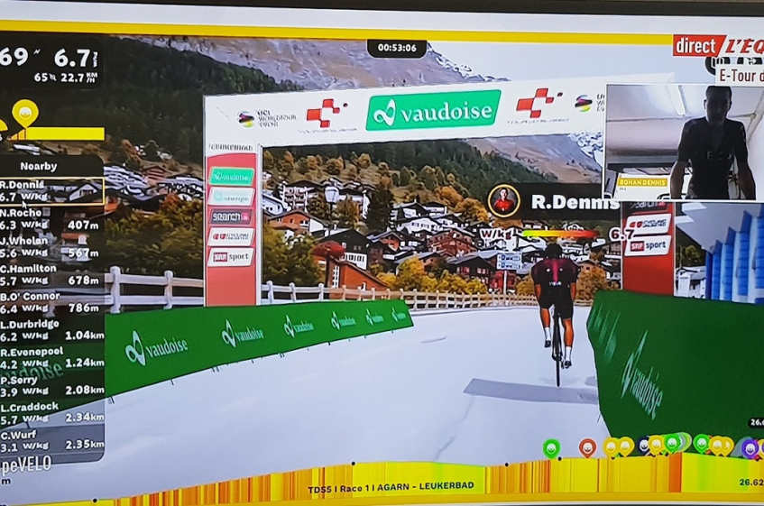 Digital Swiss 5 - 1ère étape pour Rohan Dennis