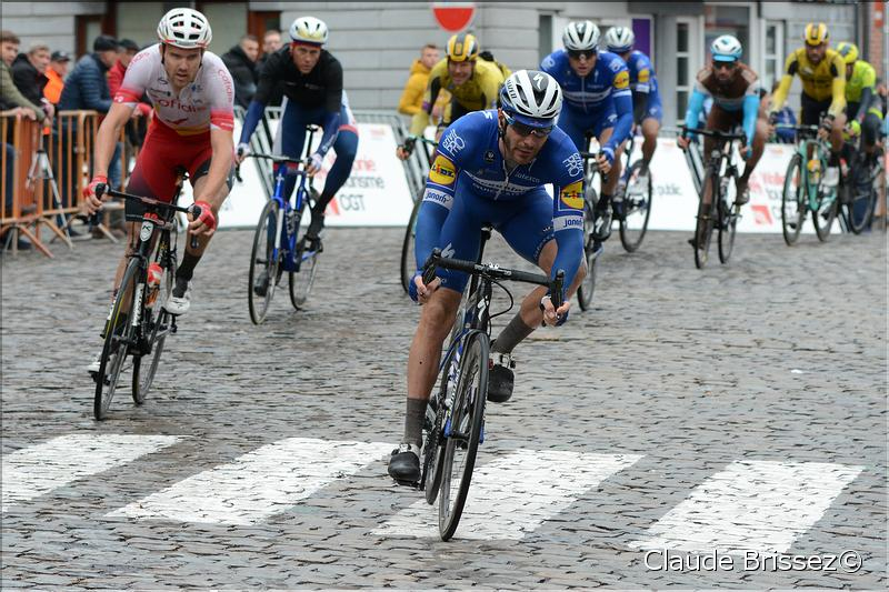 Deceuninck - Quick Step au départ du Grand Prix Vermarc Sport