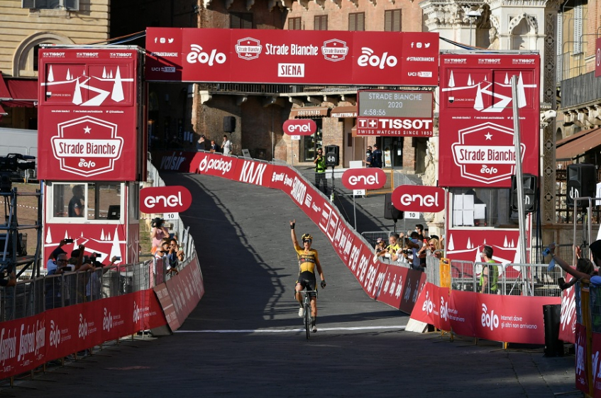 Strade Bianche : "Une grande satisfaction" pour Wout Van Aert"
