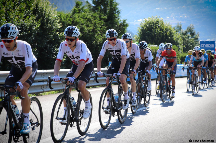 Chris Froome au départ de la Vuelta San Juan