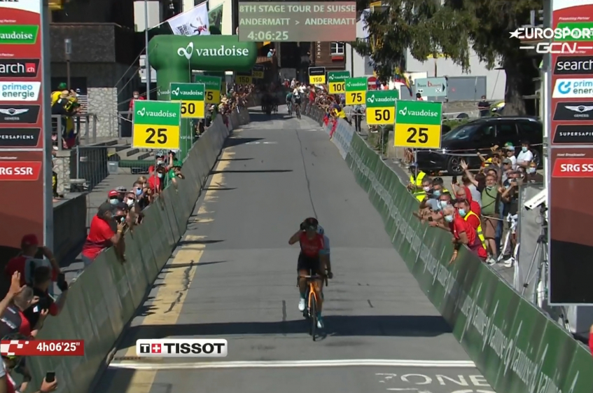 Tour de Suisse (2.UWT) - 8ème étape - Victoire de Gino Mäder