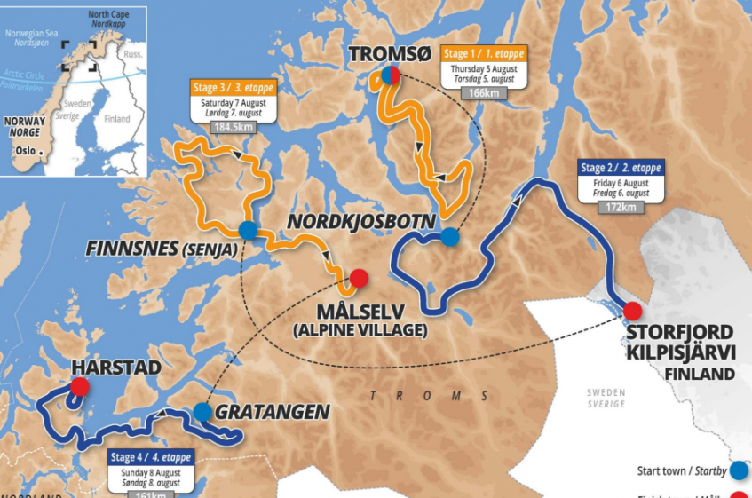 Arctic Race of Norway, 18 équipes au départ