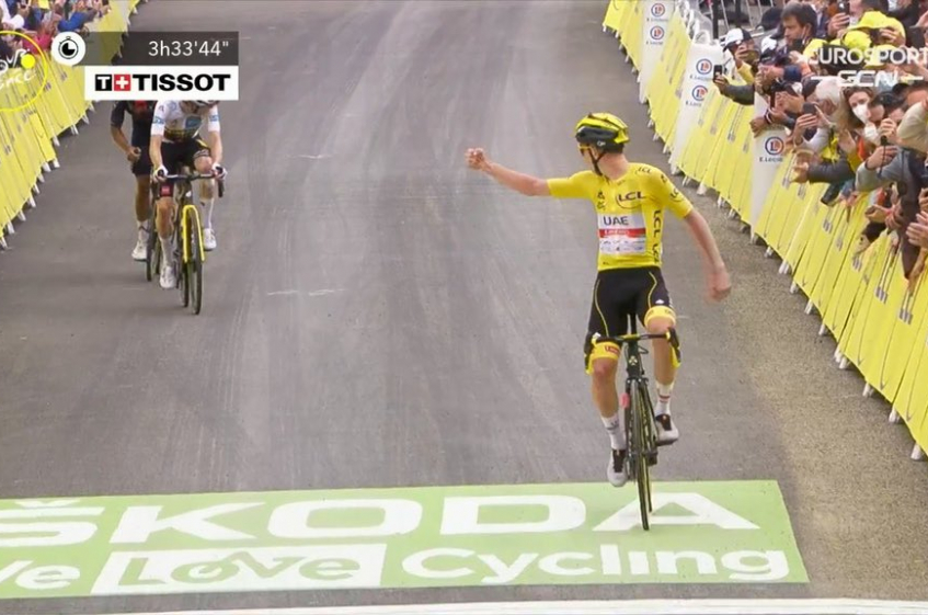 Tour de France (2.UWT) - 18ème étape - Victoire de Tadej Pogacar