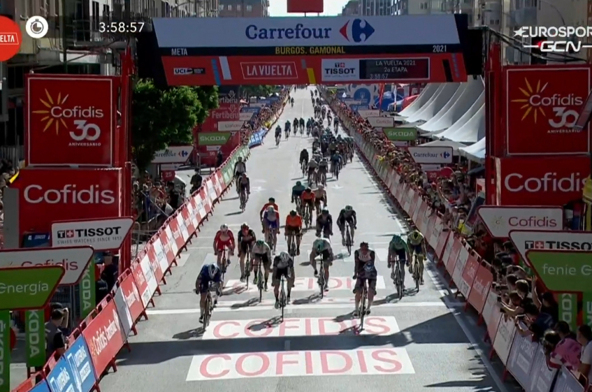 Tour d'Espagne : la vidéo du final de la 2ème étape