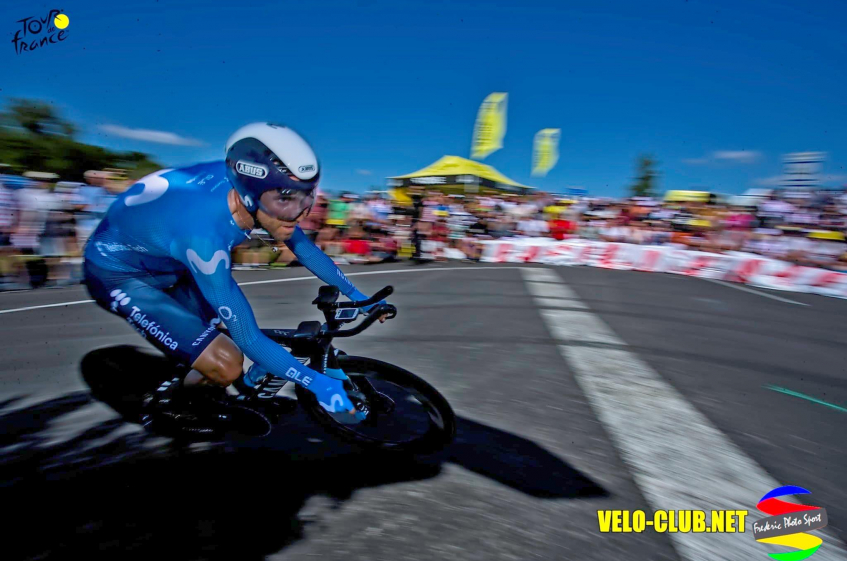 Alejandro Valverde au départ de la Vuelta Murcia 2022