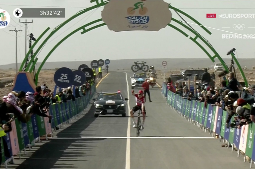 Saudi Tour (2.1) - 4ème étape - Coup double pour Van Gils