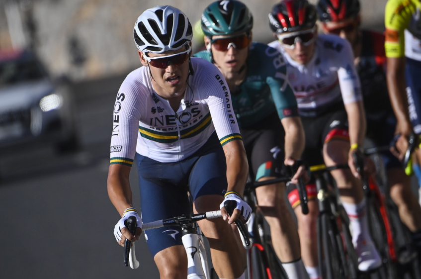 UAE Tour : Lucas Plapp bondit dans la hiérarchie Ineos