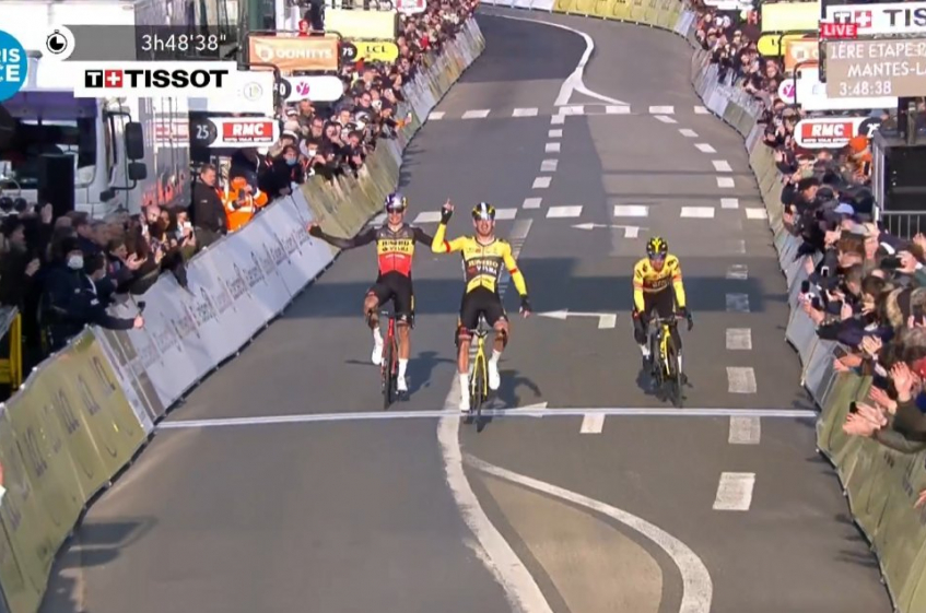 Paris-Nice : la vidéo du final de la 1ère étape