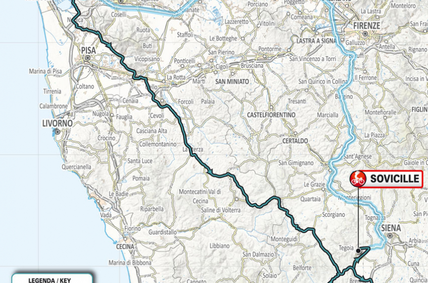 Tirreno-Adriatico : présentation de la 2ème étape