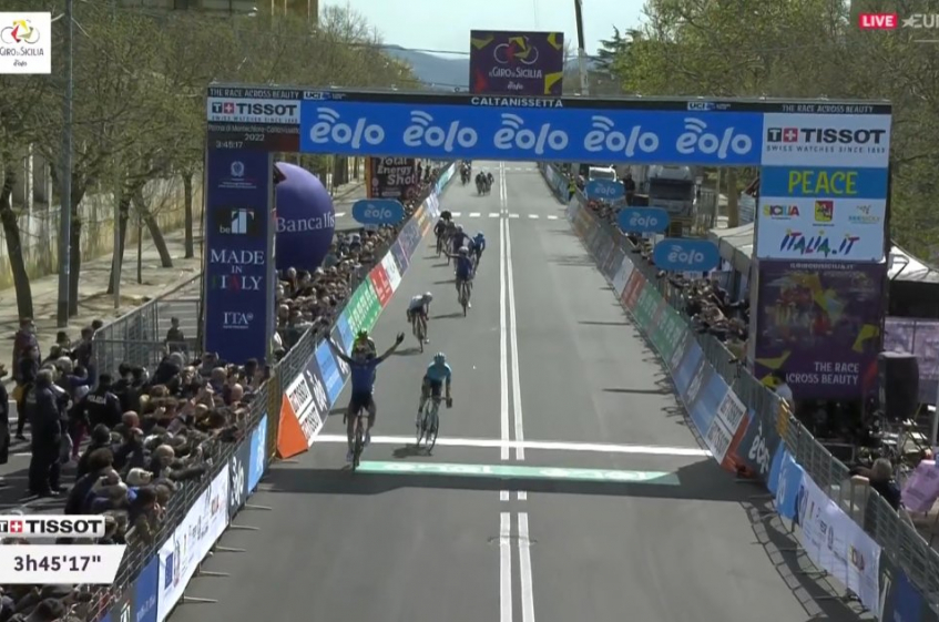 Tour de Sicile (2.1) - 2ème étape - Victoire de Damiano Caruso