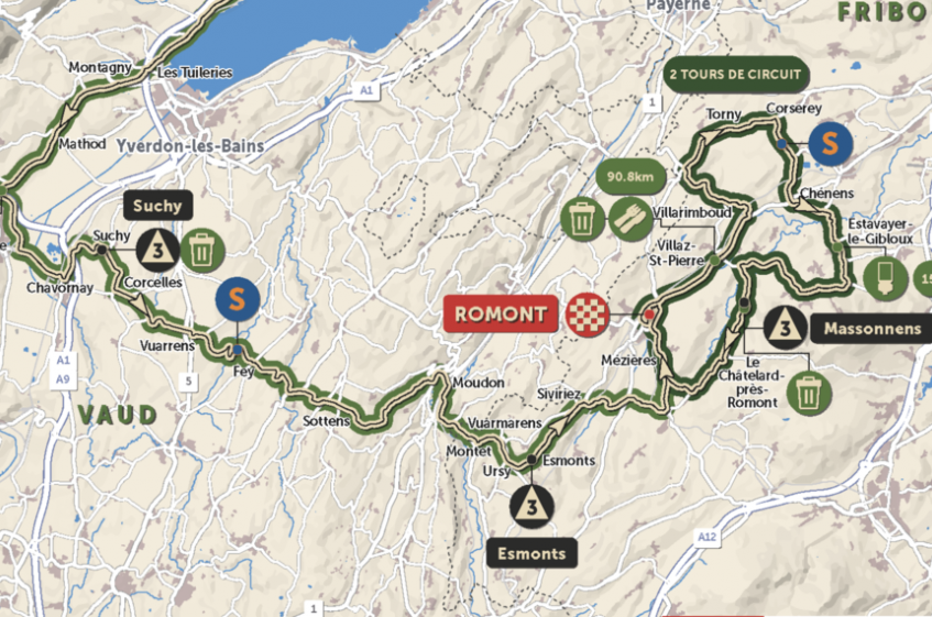Tour de Romandie : présentation de la 1ère étape