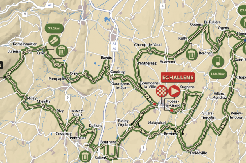 Tour de Romandie : présentation de la 2ème étape