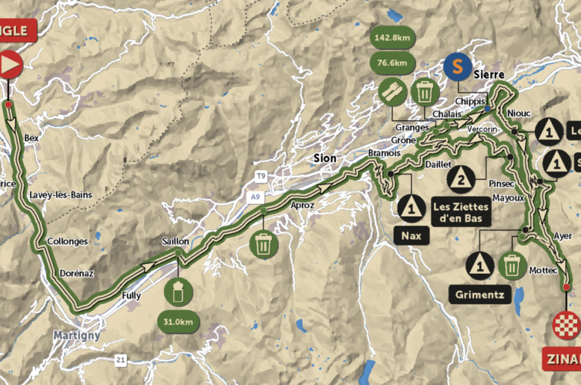 Tour de Romandie : présentation de la 4ème étape