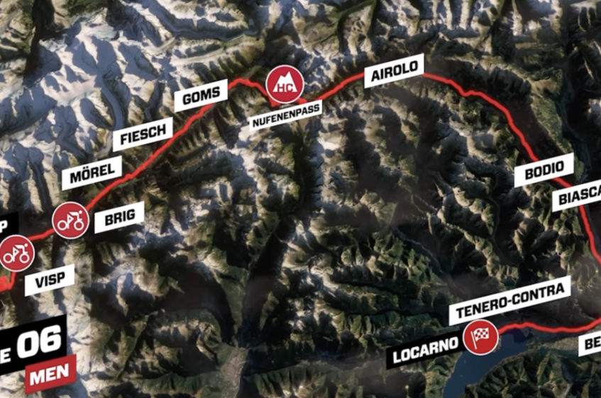 Tour de Suisse : présentation de la 6ème étape