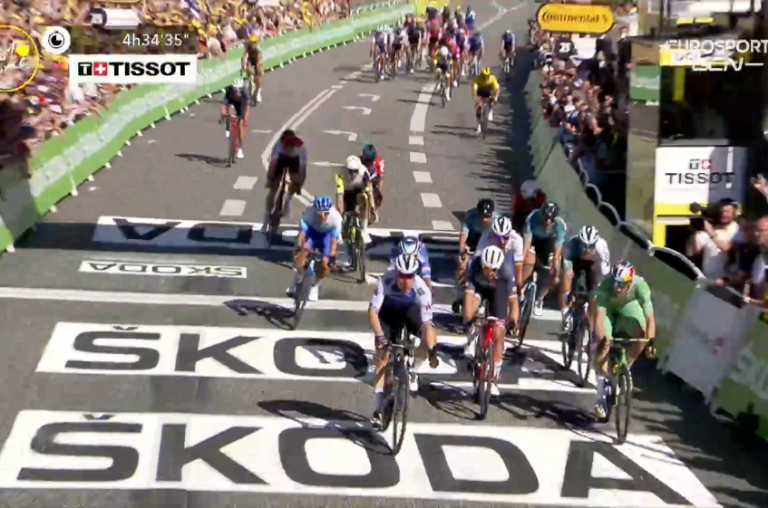Tour de France : la vidéo du final de la 2ème étape