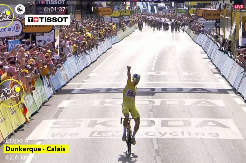 Tour de France (2.UWT) - 4ème étape - Van Aert réveille le peloton