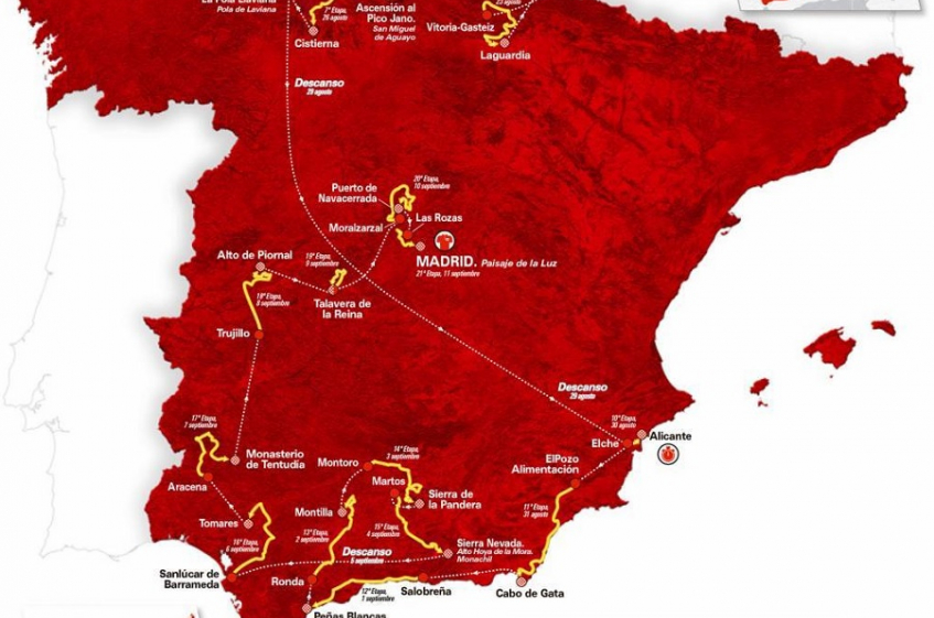 Rendez-vous à 14h sur Twitch pour la présentation de la 1ère étape de la Vuelta