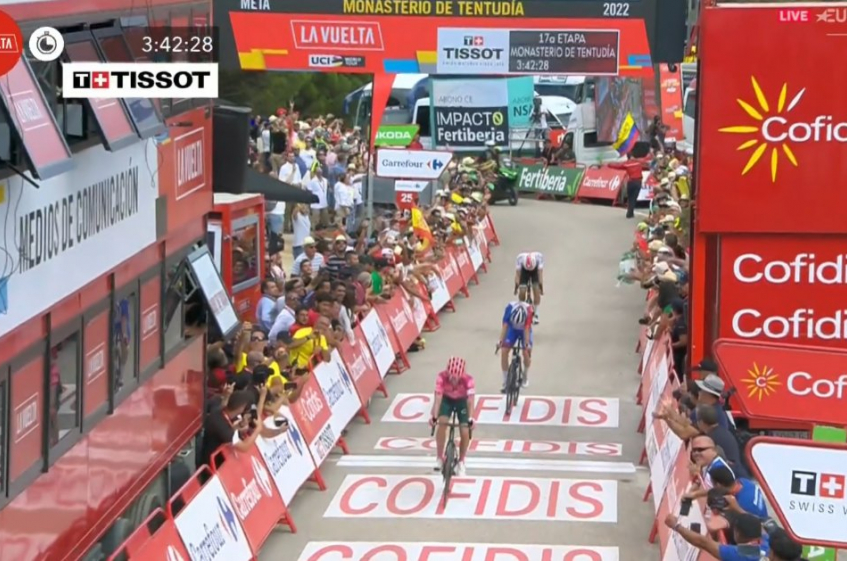 Tour d'Espagne (2.UWT) - 17ème étape - Victoire de Rigoberto Uran