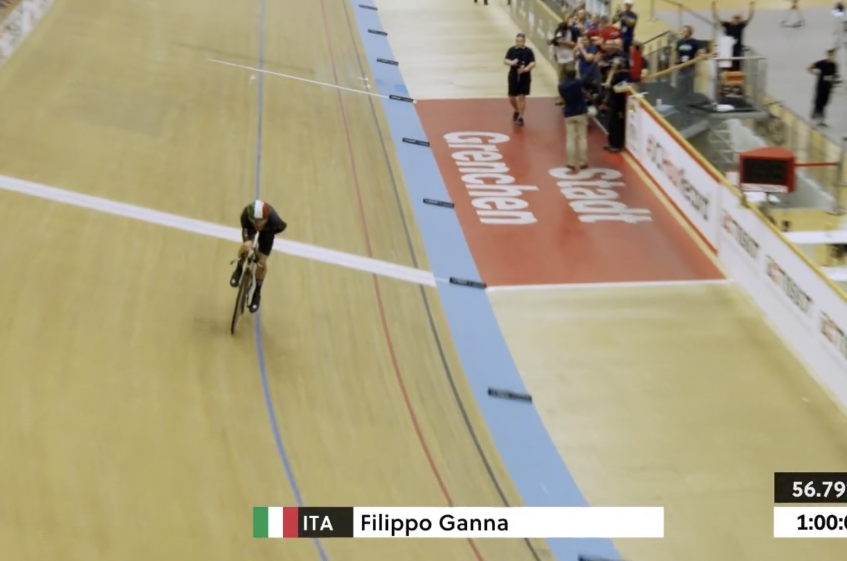 Filippo Ganna explose le record du monde de l'heure