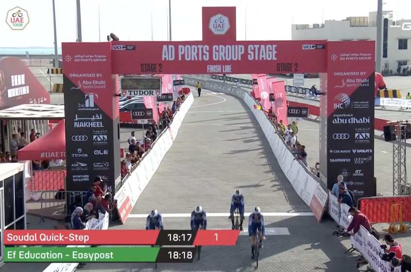 UAE Tour (2.UWT) - 2ème étape - Le chrono pour Soudal Quick Step