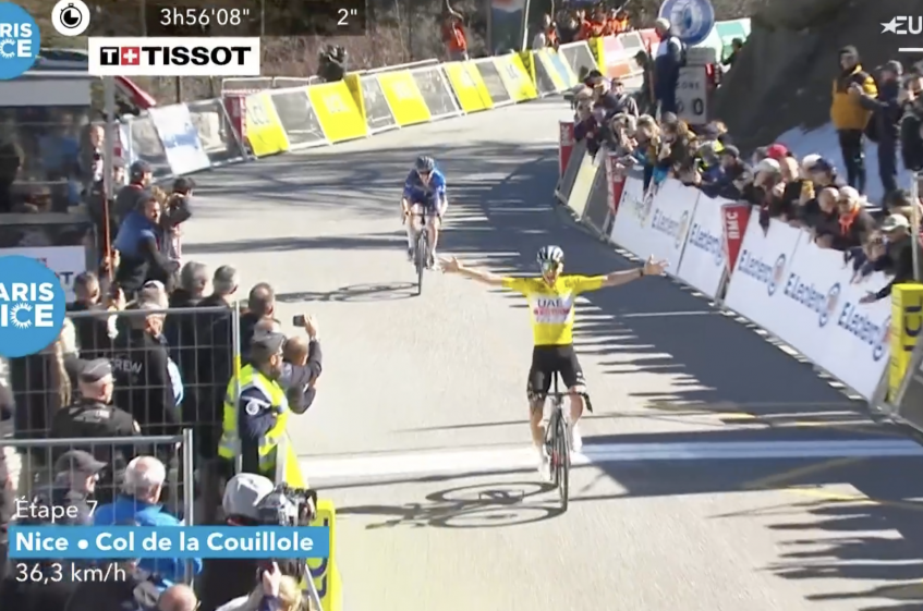 Paris-Nice (2.UWT) - 7ème étape - Victoire de Tadej Pogacar