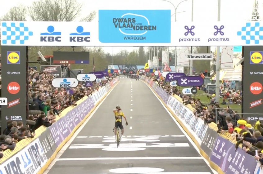 Dwars door Vlaanderen (1.WWT) - Victoire de Christophe Laporte