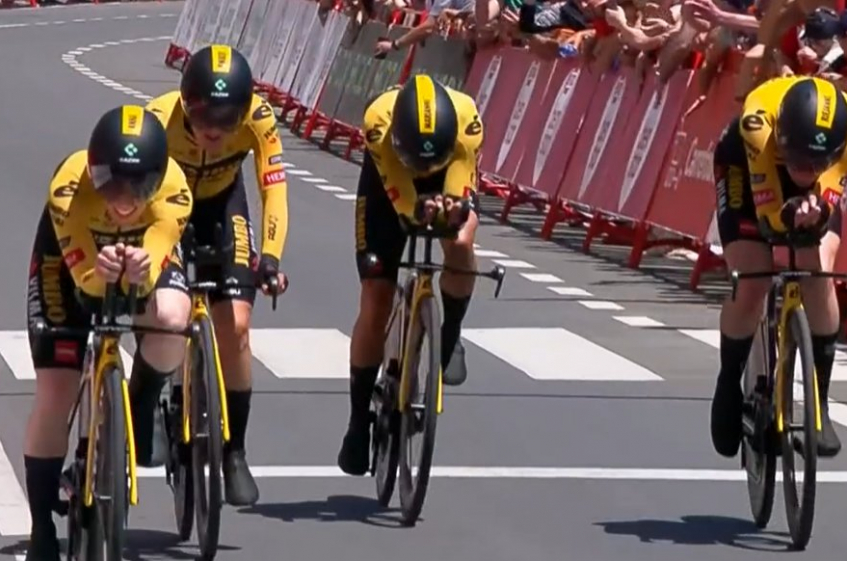 La Vuelta Femenina (2.WWT) - 1ère étape - Le chrono par équipe pour Jumbo-Visma