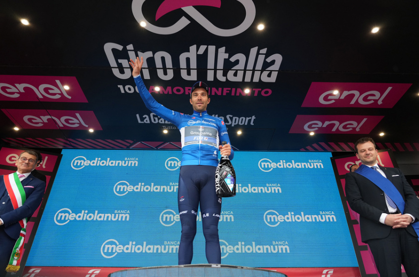 Thibaut Pinot, meilleur grimpeur du Tour d'Italie